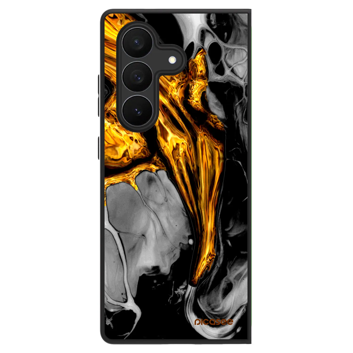Picasee ULTIMATE CASE za Samsung Galaxy Z Fold7 5G - Black Gold