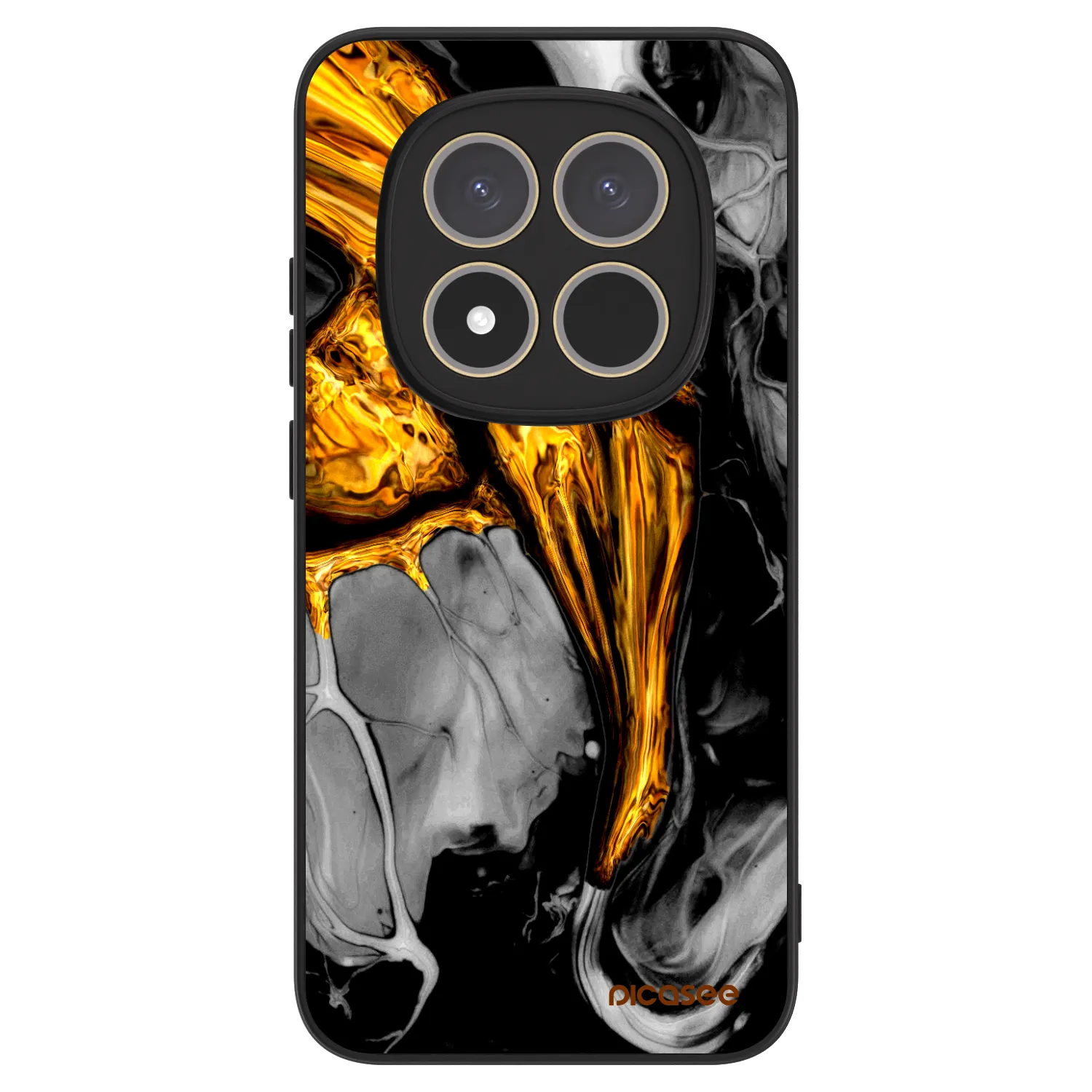 Picasee ULTIMATE CASE za Xiaomi Redmi Note 15 Pro 4G - Black Gold