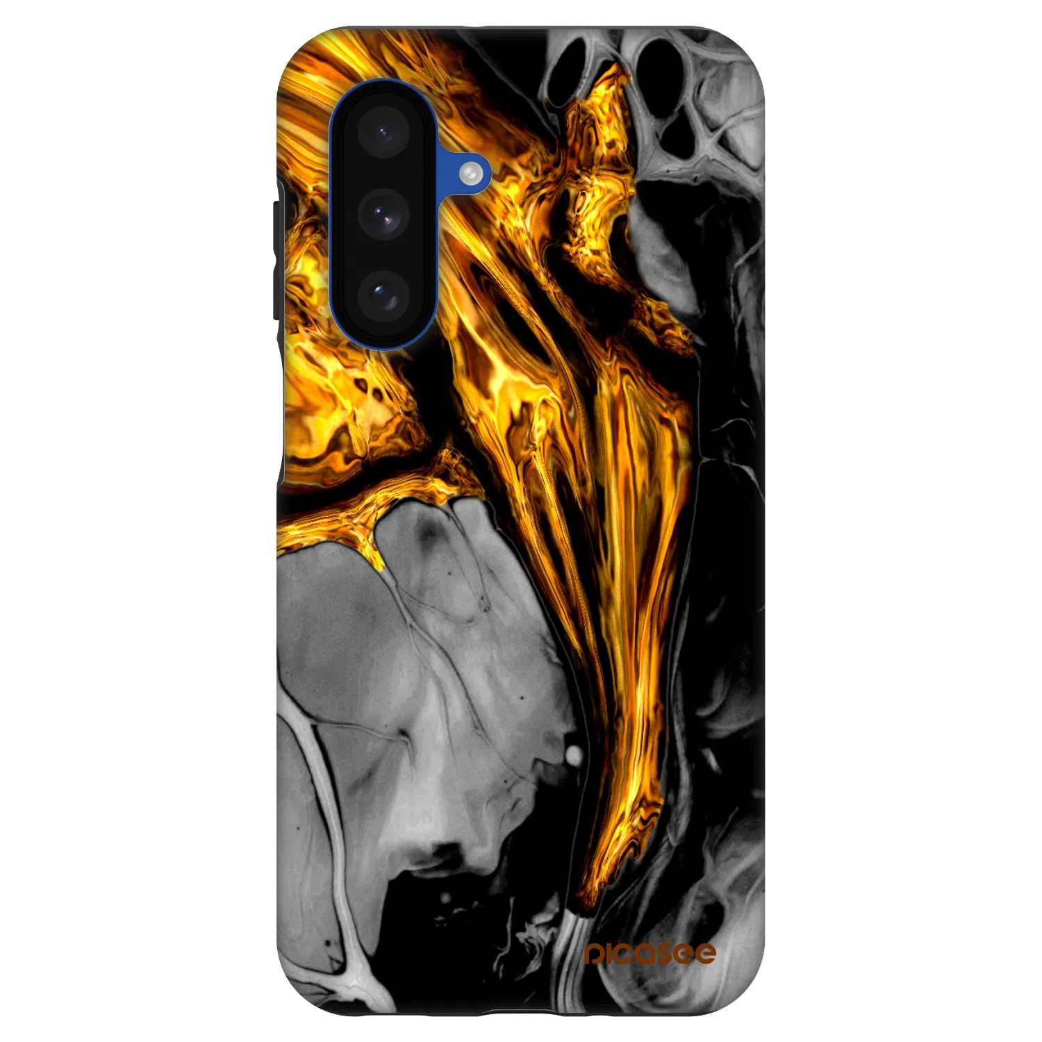Picasee Fashion Case za Samsung Galaxy A17 5G - Black Gold