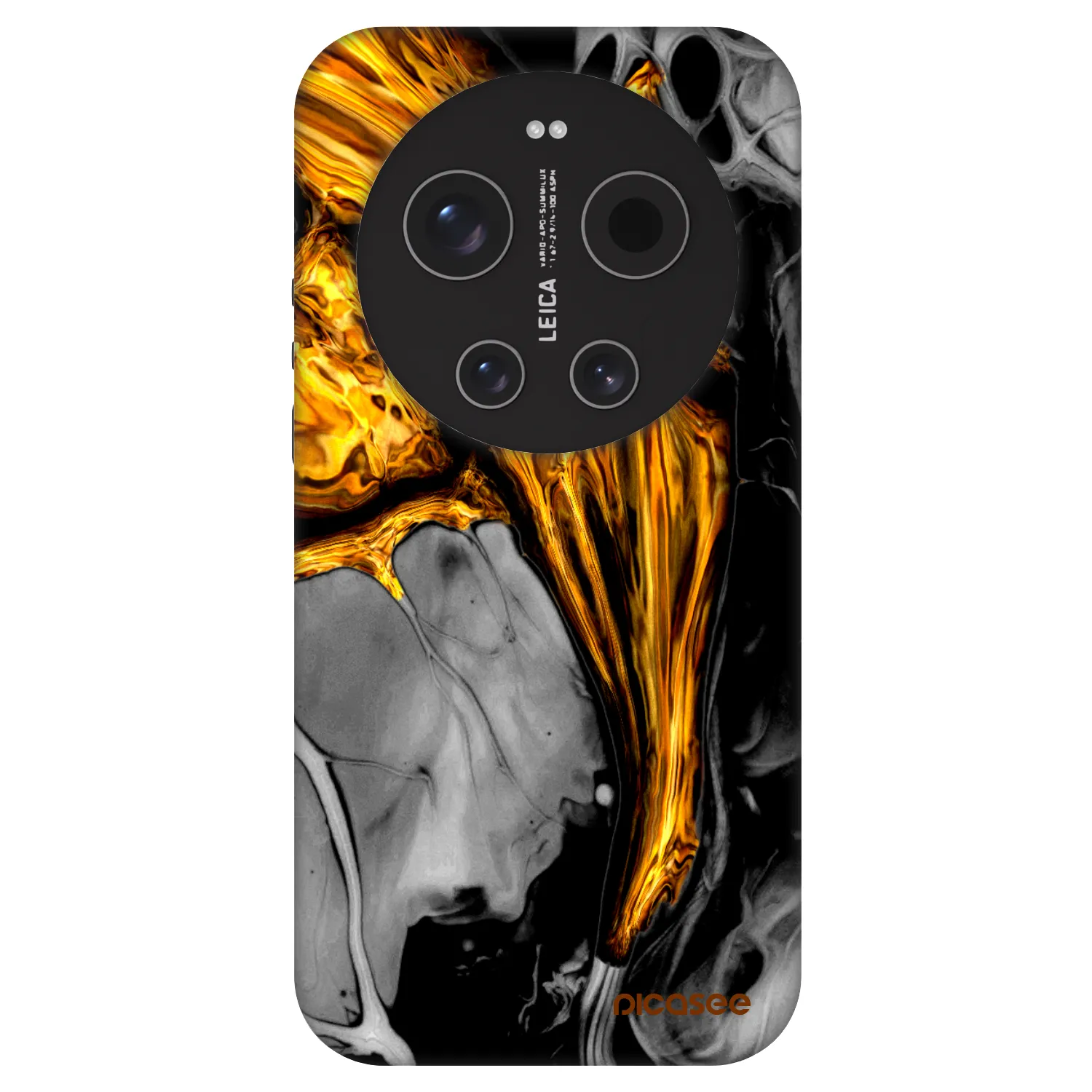 Picasee Fashion Case za Xiaomi 17 Ultra - Black Gold