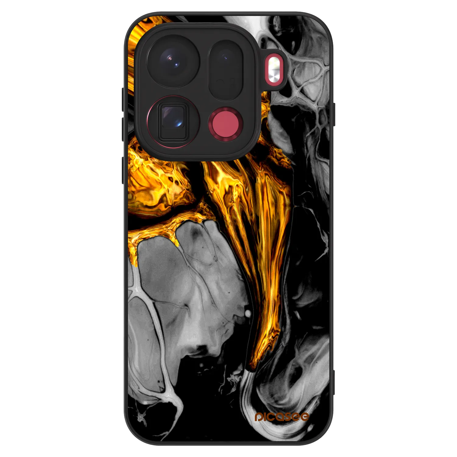 Picasee ULTIMATE CASE za OPPO Find X9 Pro - Black Gold