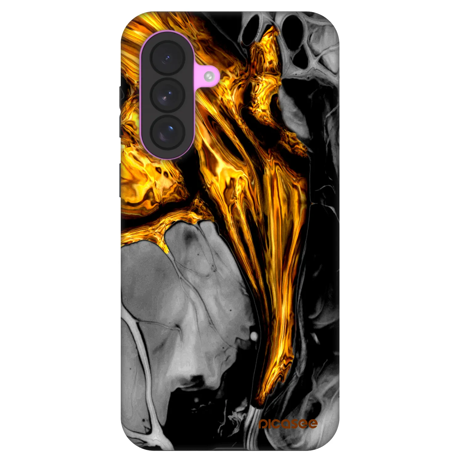 Picasee Fashion Case za Samsung Galaxy A37 - Black Gold