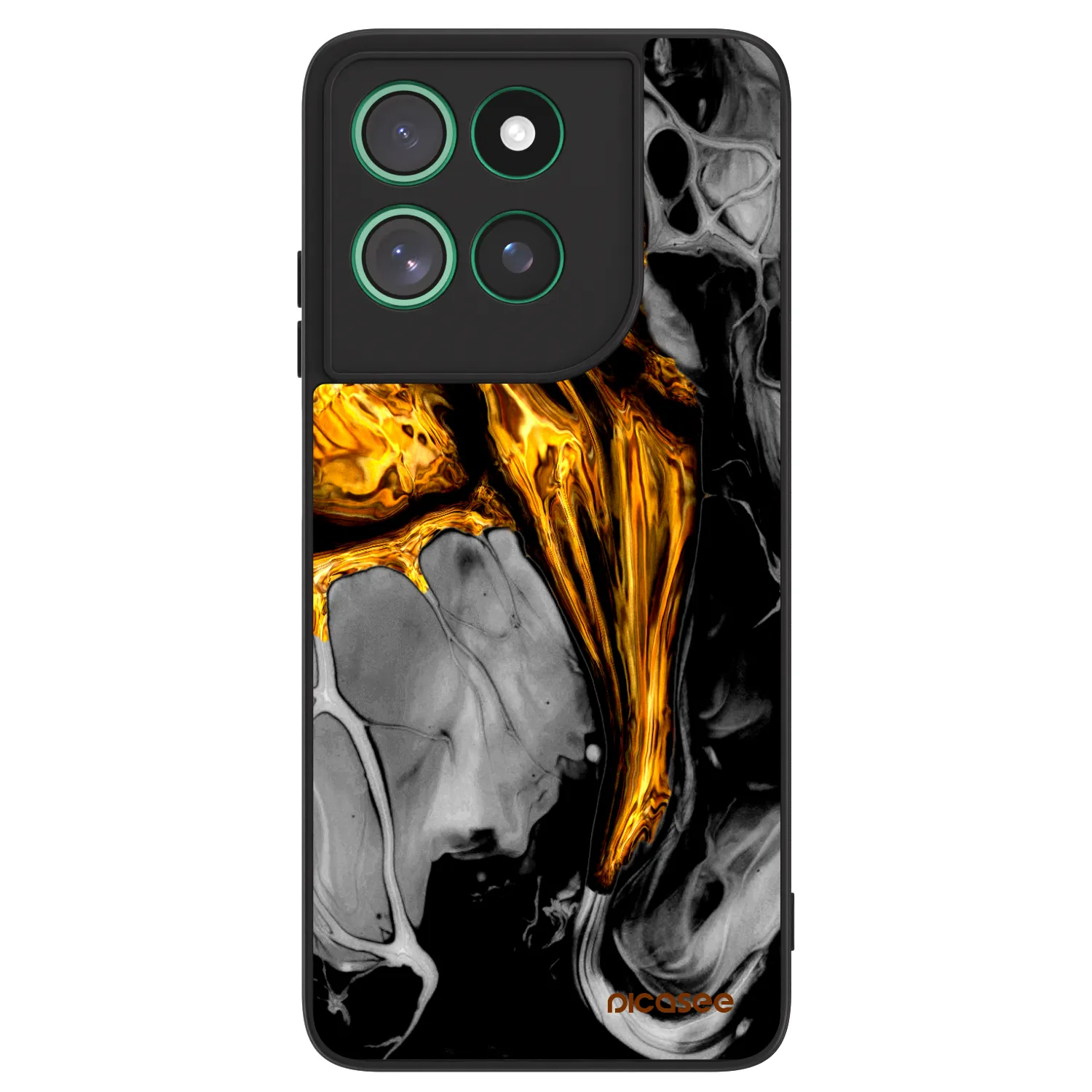 Picasee ULTIMATE CASE za Motorola Moto G57 Power - Black Gold
