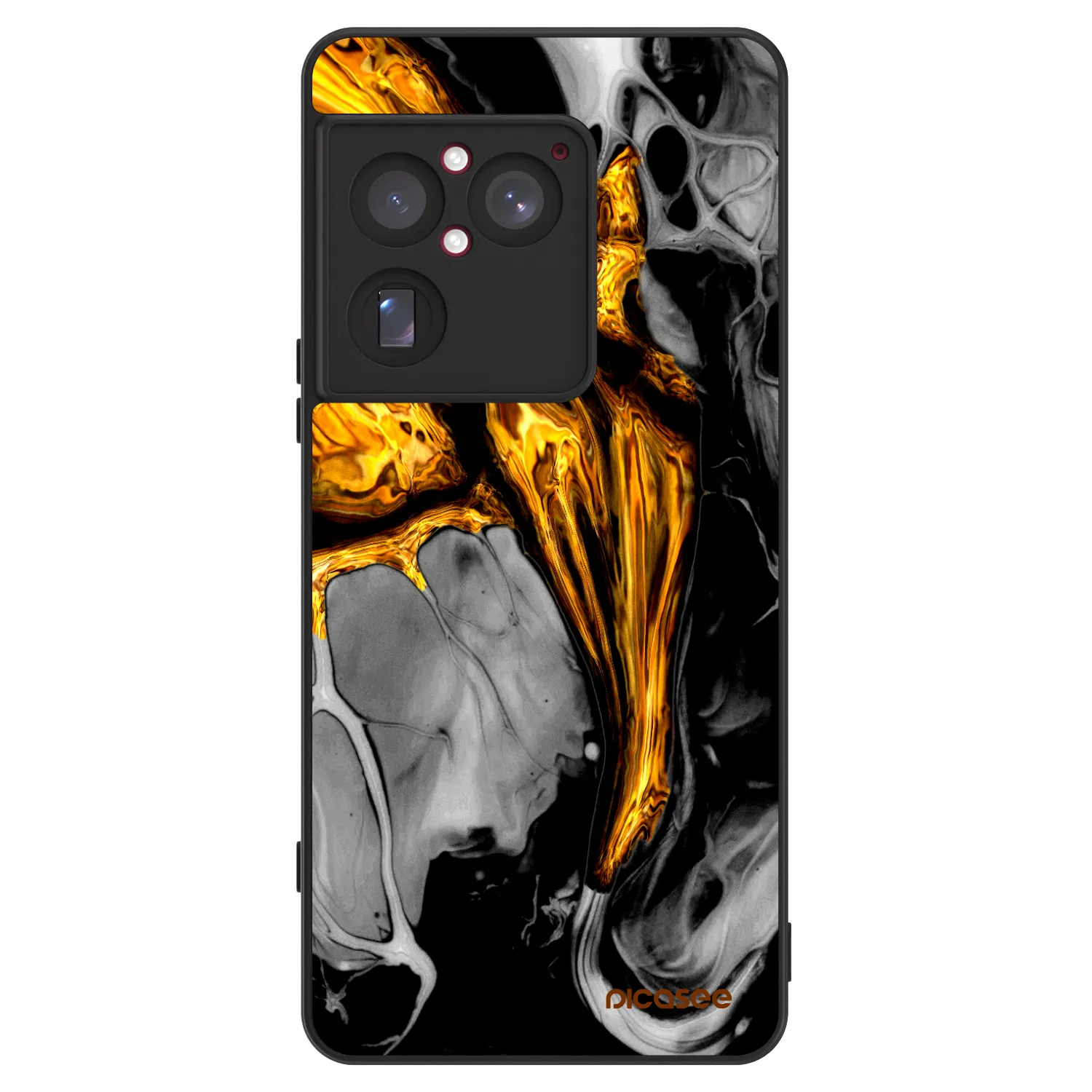 Picasee ULTIMATE CASE za Sony Xperia 1 VIII 5G - Black Gold