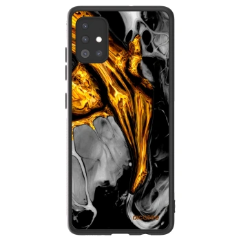 Picasee ULTIMATE CASE za Samsung Galaxy A51 A515F - Black Gold