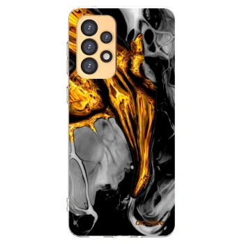 Picasee silikonski prozorni ovitek za Samsung Galaxy A33 5G A336 - Black Gold