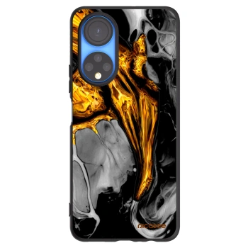 Picasee silikonski črni ovitek za Honor X7 - Black Gold