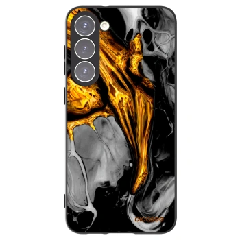 Picasee silikonski črni ovitek za Samsung Galaxy S23+ 5G - Black Gold