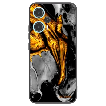 Picasee silikonski črni ovitek za Xiaomi Poco F5 - Black Gold