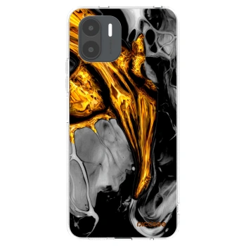 Picasee silikonski prozorni ovitek za Xiaomi Redmi A2 - Black Gold