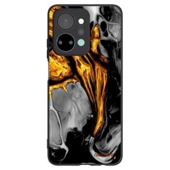 Picasee silikonski črni ovitek za Honor X7a - Black Gold