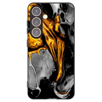 Picasee silikonski črni ovitek za Samsung Galaxy S24 S921B 5G - Black Gold
