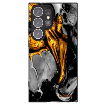 Picasee silikonski črni ovitek za Samsung Galaxy S24 Ultra S928B 5G - Black Gold