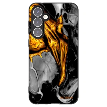Picasee silikonski črni ovitek za Samsung Galaxy S23 FE S711B - Black Gold