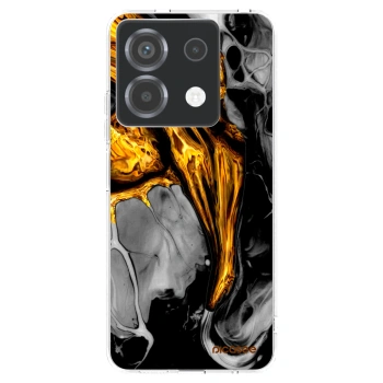 Picasee silikonski prozorni ovitek za Xiaomi Poco X6 - Black Gold