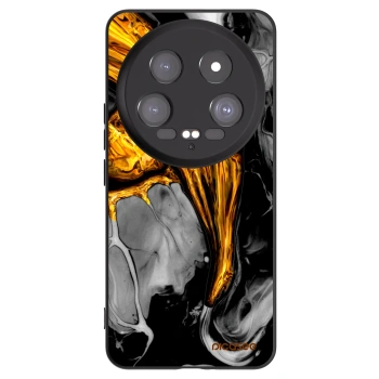 Picasee silikonski črni ovitek za Xiaomi 14 Ultra - Black Gold