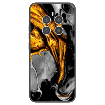 Picasee silikonski črni ovitek za Realme 12 Pro 5G - Black Gold