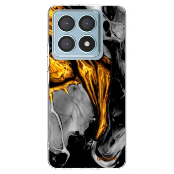 Picasee silikonski prozorni ovitek za Xiaomi 14T Pro - Black Gold