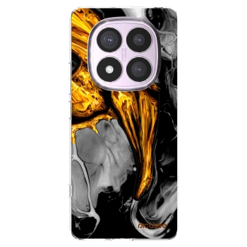 Picasee silikonski prozorni ovitek za Xiaomi Redmi Note 14 Pro 5G - Black Gold