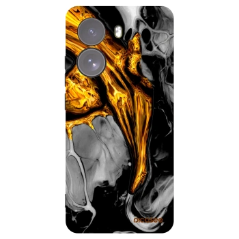 Picasee silikonski črni ovitek za Xiaomi Poco X7 - Black Gold
