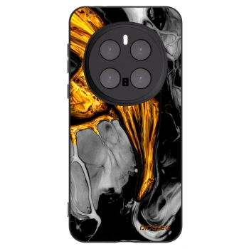 Picasee silikonski črni ovitek za Honor Magic7 Pro 5G - Black Gold