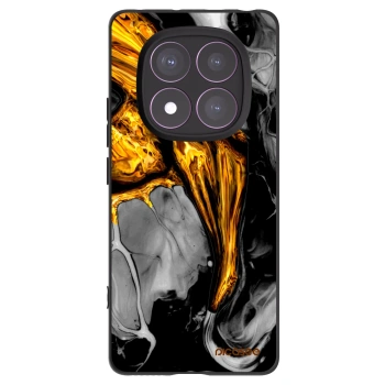 Picasee silikonski črni ovitek za Xiaomi Redmi Note 14 Pro 4G - Black Gold