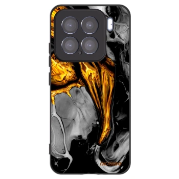 Picasee silikonski črni ovitek za Xiaomi 15 - Black Gold