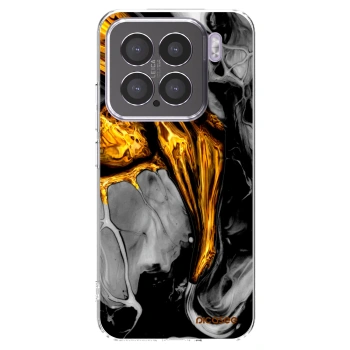 Picasee silikonski prozorni ovitek za Xiaomi 15 - Black Gold