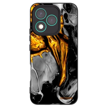 Picasee silikonski črni ovitek za Honor 400 Lite 5G - Black Gold