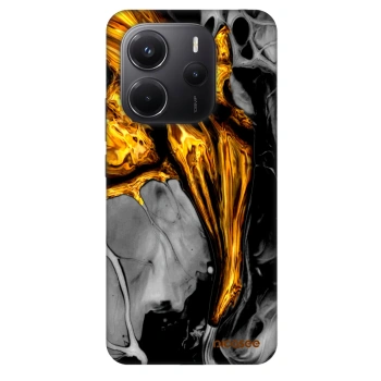Ovitek za Xiaomi Redmi Note 14 4G - Black Gold