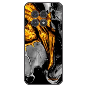 Picasee silikonski črni ovitek za OnePlus 13R 5G - Black Gold