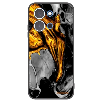 Picasee silikonski črni ovitek za Xiaomi Redmi 15C 4G - Black Gold