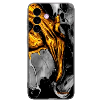 Picasee silikonski črni ovitek za Samsung Galaxy A57 5G - Black Gold