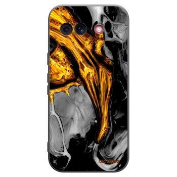 Picasee silikonski črni ovitek za Google Pixel 10a - Black Gold