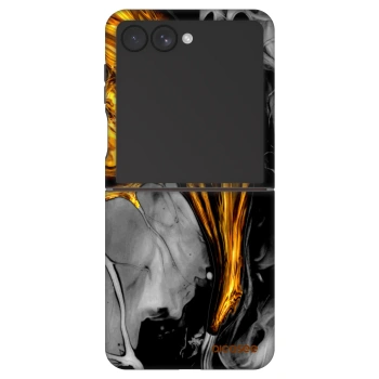 Picasee Fashion Case za Samsung Galaxy Z Flip7 5G - Black Gold