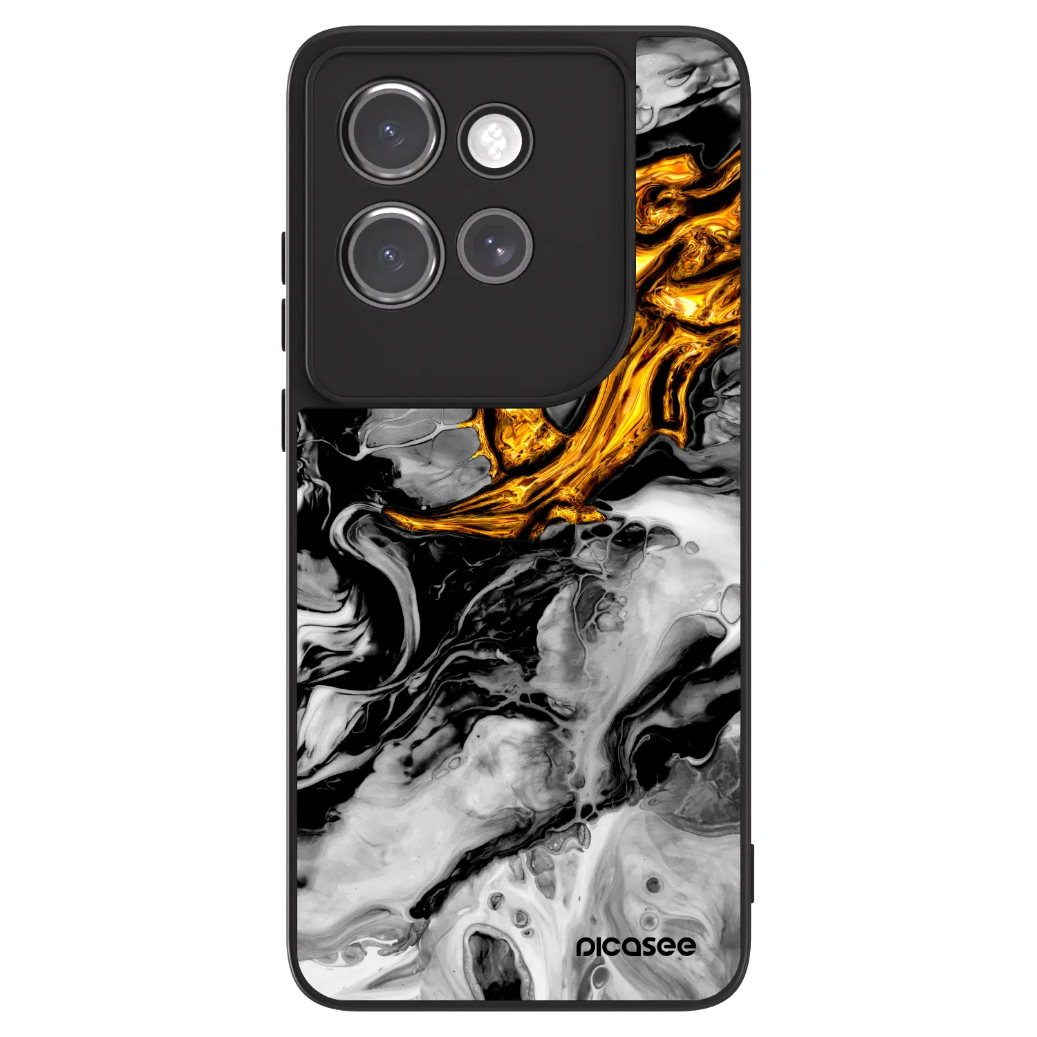 Picasee ULTIMATE CASE za Motorola Edge 50 Neo - Black Gold 2