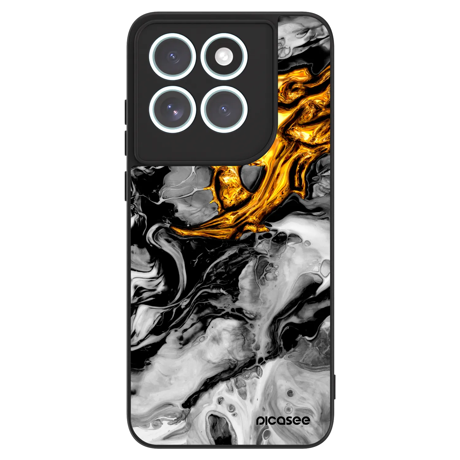 Picasee ULTIMATE CASE za Motorola Edge 70 Fusion - Black Gold 2