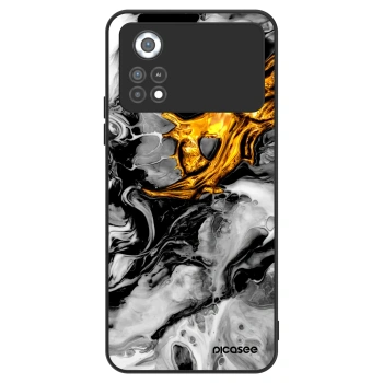 Ovitek za Xiaomi Poco X4 Pro 5G - Black Gold 2