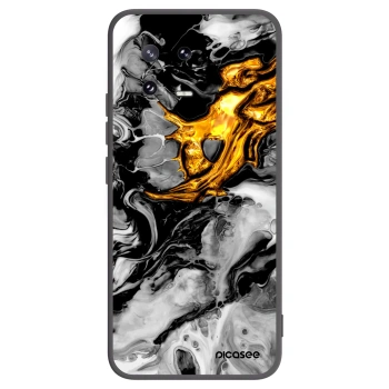 Picasee silikonski črni ovitek za Xiaomi 13 Pro - Black Gold 2