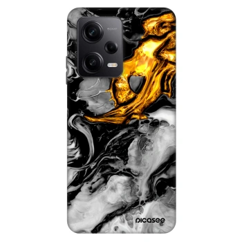 Ovitek za Xiaomi Redmi Note 12 Pro 5G - Black Gold 2