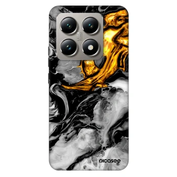 Ovitek za Xiaomi 14T Pro - Black Gold 2