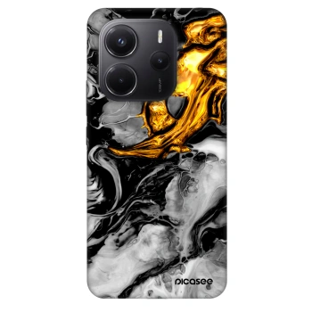 Ovitek za Xiaomi Redmi Note 14 4G - Black Gold 2