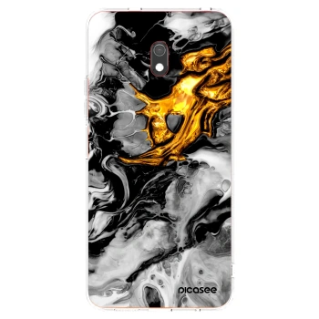 Ovitek za Xiaomi Redmi 8A - Black Gold 2