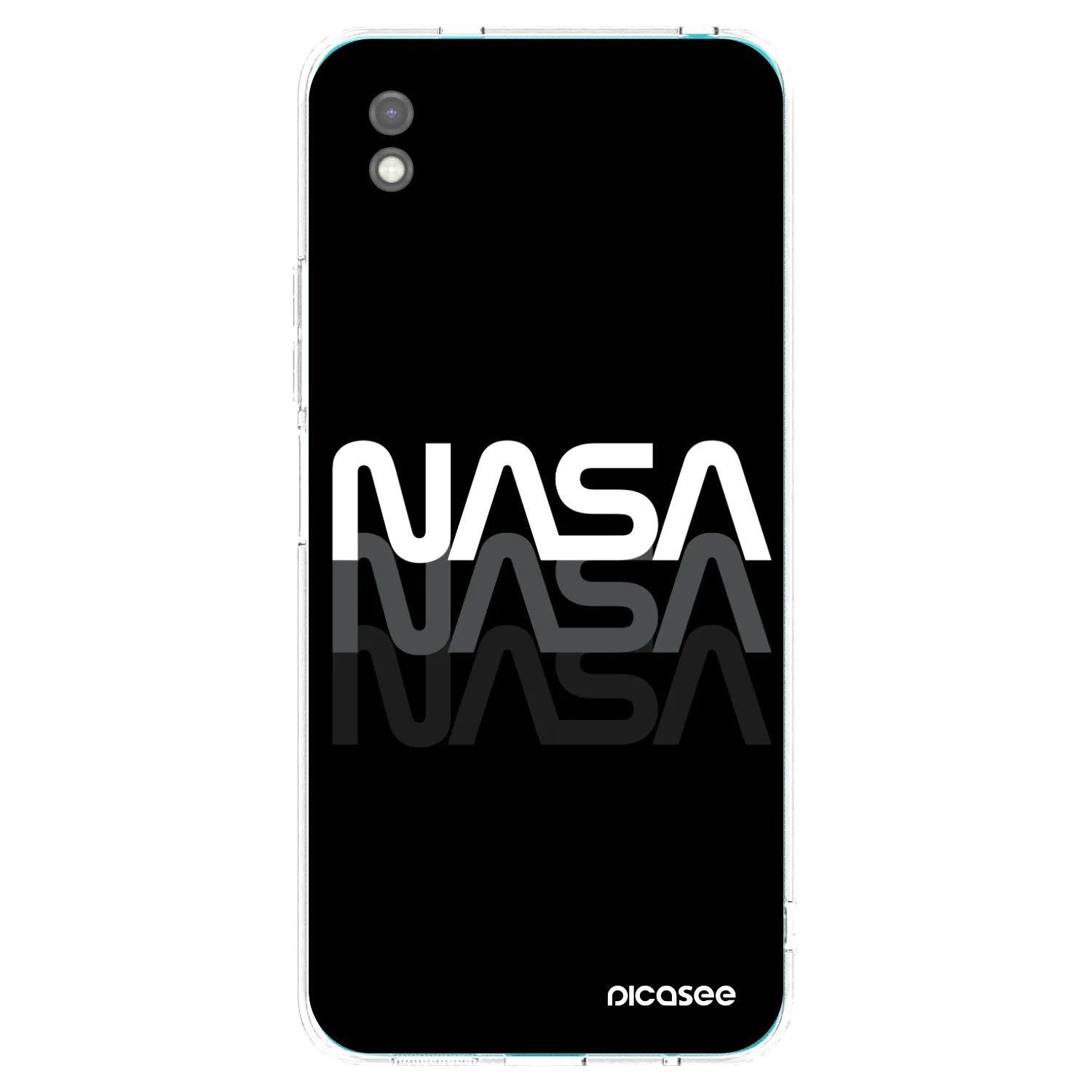 Picasee silikonski črni ovitek za Xiaomi Redmi 9A - NASA Triple
