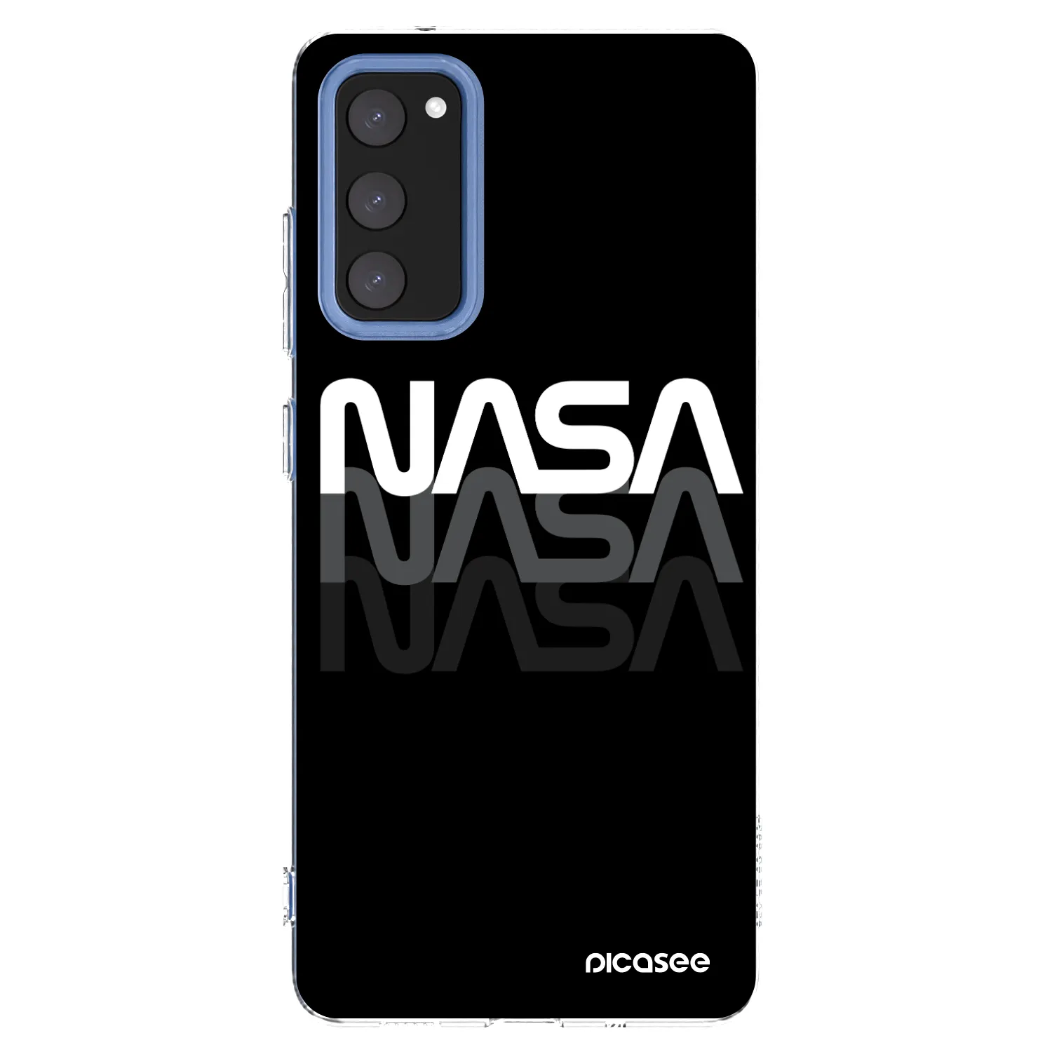 Picasee silikonski prozorni ovitek za Samsung Galaxy S20 FE - NASA Triple