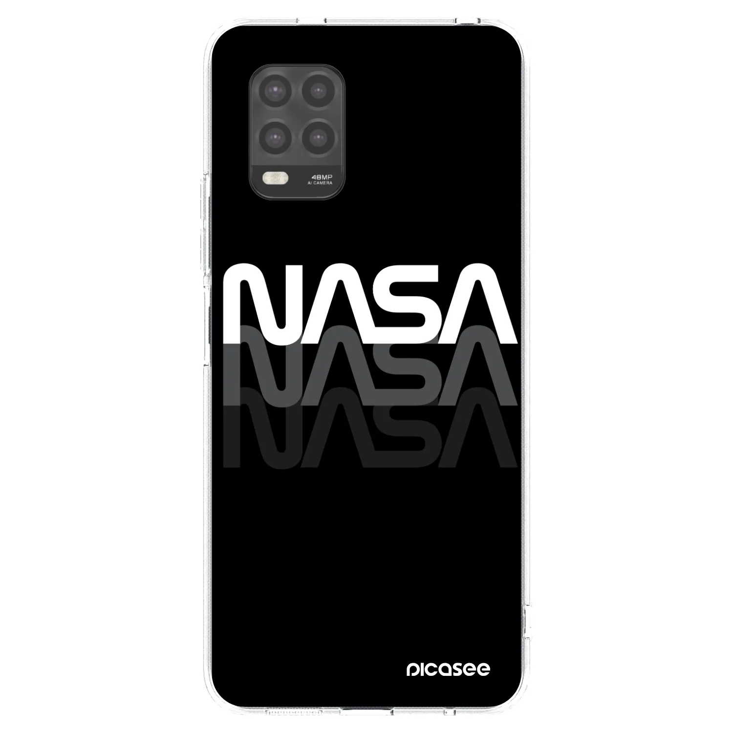 Picasee silikonski prozorni ovitek za Xiaomi Mi 10 Lite - NASA Triple