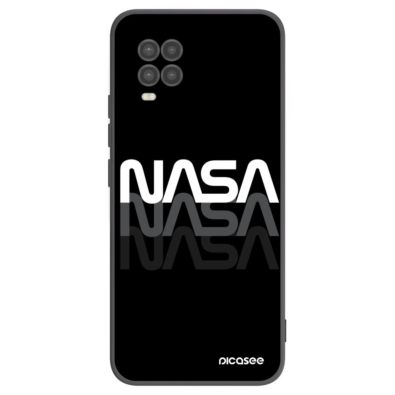Picasee silikonski črni ovitek za Xiaomi Mi 10 Lite - NASA Triple
