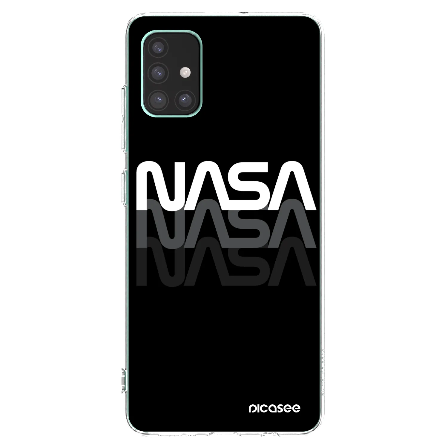 Picasee silikonski prozorni ovitek za Samsung Galaxy M51 M515F - NASA Triple