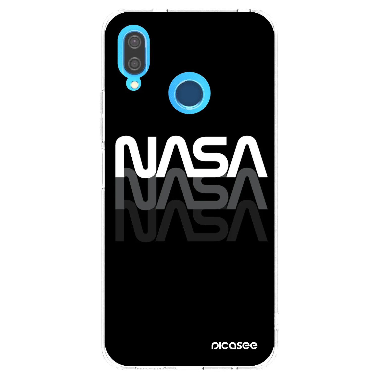 Picasee silikonski prozorni ovitek za Huawei P20 Lite - NASA Triple
