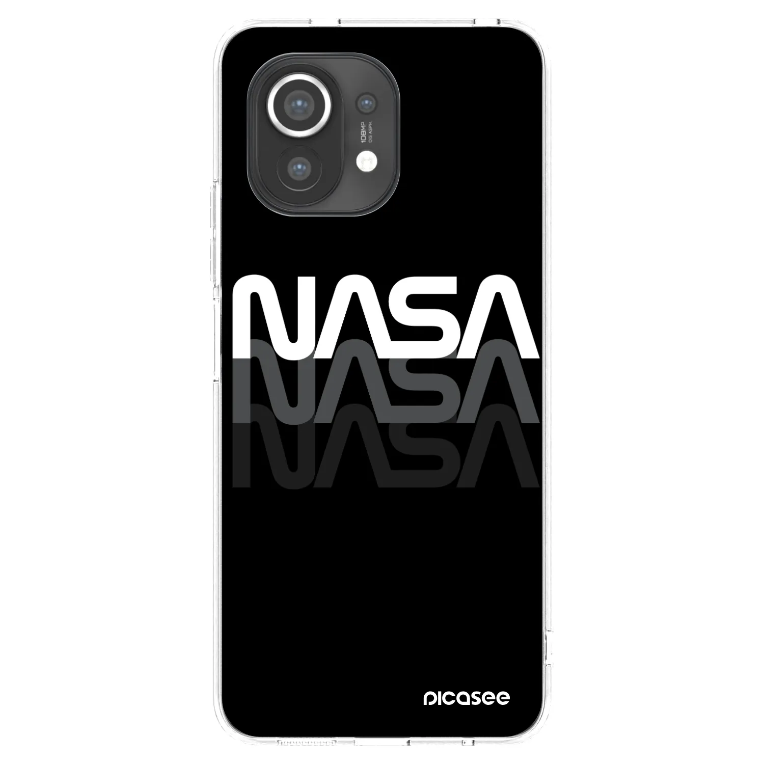 Picasee silikonski prozorni ovitek za Xiaomi Mi 11 - NASA Triple
